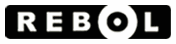 Rebol's classic black-and-white logotype